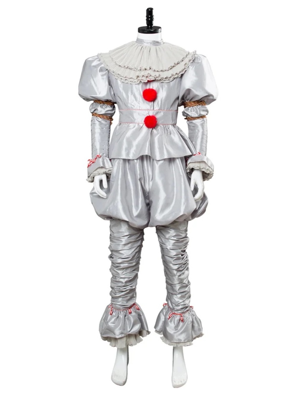 IT 2 Pennywise Clown Outfit Cosplay Costume Stephen King Adult Size M